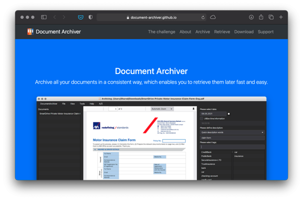 Document Archiver Mac版