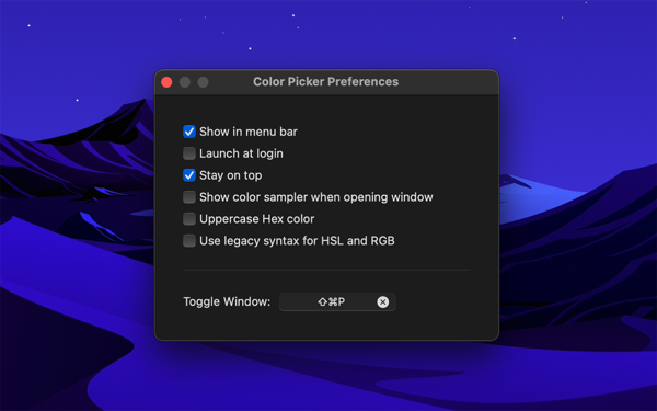 System Color Picker Mac版