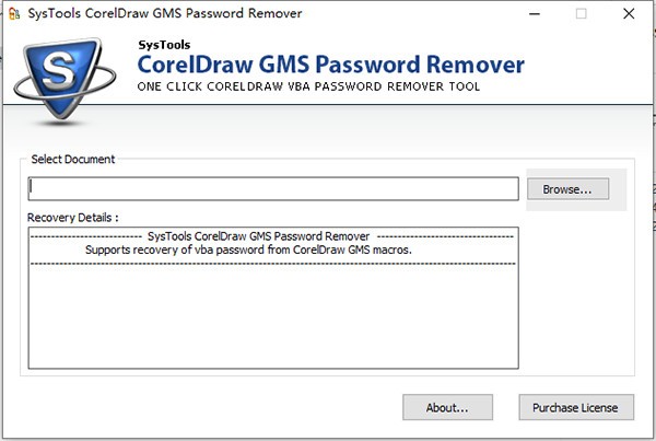 SysTools CorelDraw GMS Password Remover(密码移除工具)