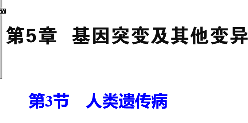 人类遗传病PPT课件
