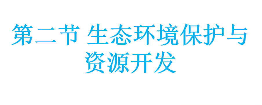 生态环境保护与资源开发PPT课件