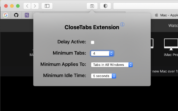 CloseTabs Extension