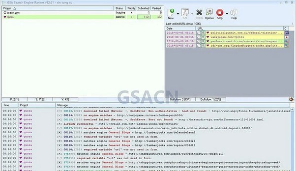 GSA Search Engine Ranker(搜索引擎)