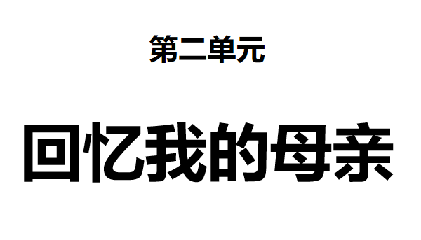  回忆我的母亲PPT课件