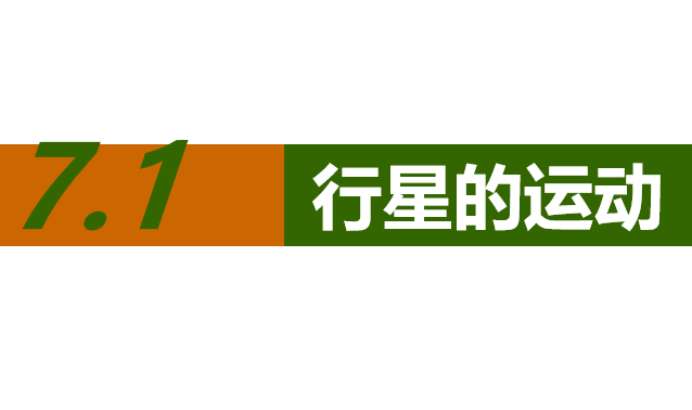 行星的运动PPT课件