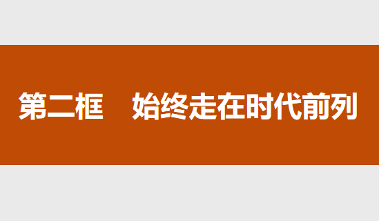 始终走在时代前列PPT课件