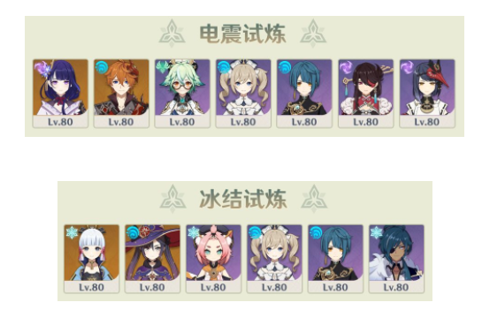 原神2.3迷城战线光界篇电震冰结试炼怎么过