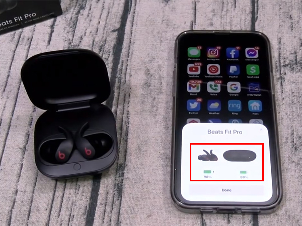 iphone蓝牙耳机电量在哪看