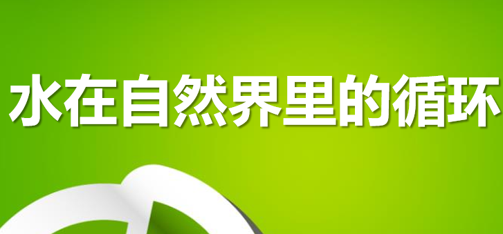 水在自然界里的循环PPT课件