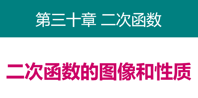 二次函数的图像和性质PPT课件