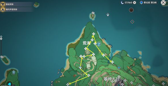 原神神里兄妹与温迪突破材料采集路线