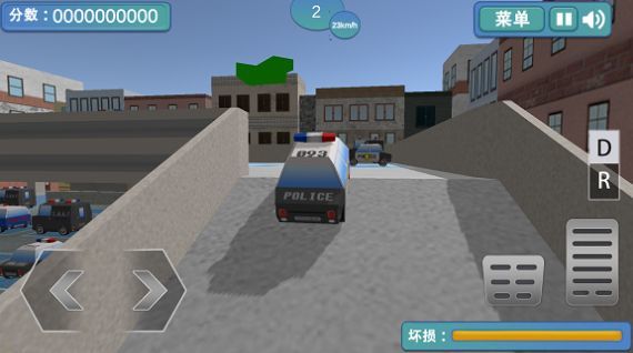 3D警车停车场
